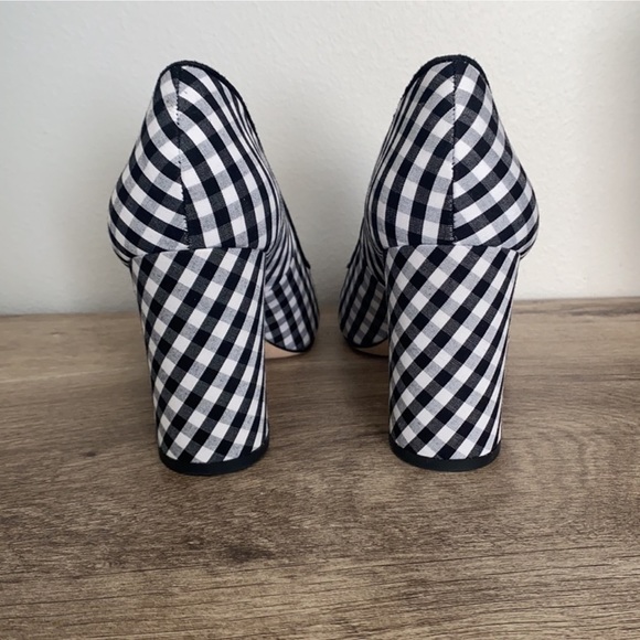 ANN TAYLOR Gingham Block Heels - Picture 4 of 8
